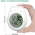 Digital Shower Clock Waterproof Bathroom Timer Clock Digital Kitchen Wall Clock 12/24 Hour Format Clock. 