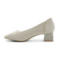 Bata ZENITE Block Heeled Pointy Shoe. 