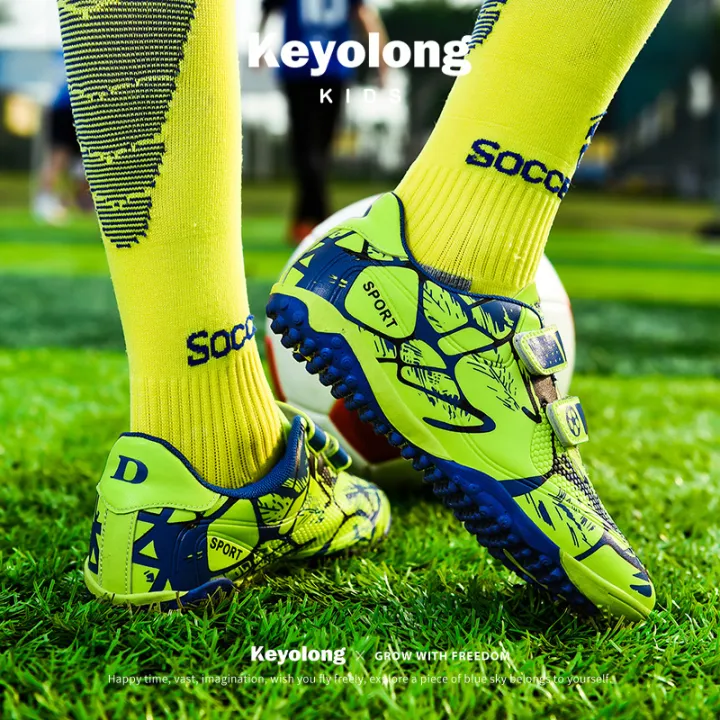 Children's%20Football%20Shoes%20Velcro%20Sneakers%20Leather%20Surface%20Broken%20Nails%20tf%20Spike%20AG%20Boys%20and%20Girls%20Qingshao%20Training%20Shoes%20Primary%20School%20Students%20-%20Image%204