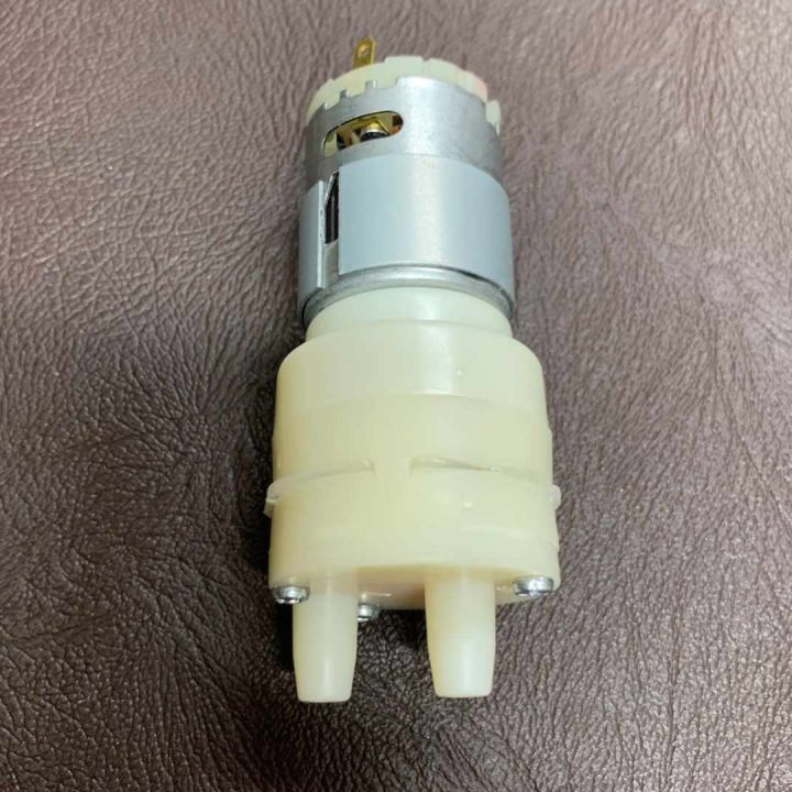 Air Pumps DC 6V 12V 385 Compact Portable Diap-hragm Flow Vacuum Pump Air Compressors Ox-ygen Pump Fish Tank Folding Motor Exhaust Pipe