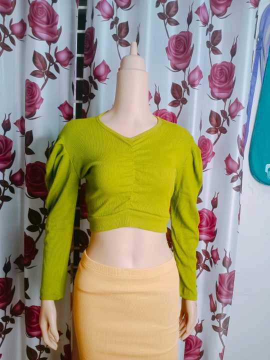 %5B%20Amena%20fashion%20%5D%20Crop%20top%20Short%20body%20full%20sleeve%20fashionable%20blouse%20for%20women's.%20-%20Image%208