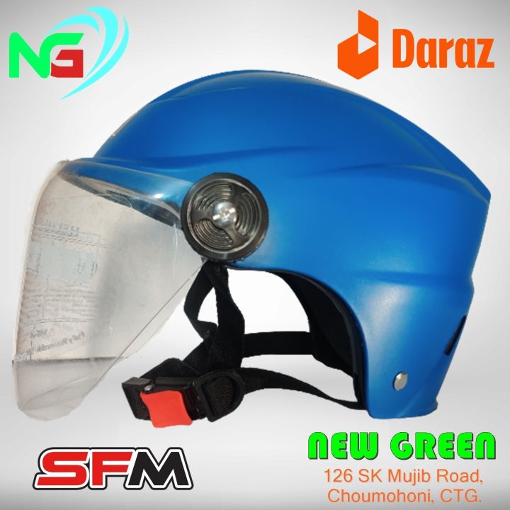 Bike Half-Helmet Open Face Helmets With  Glass - Helmet - Helmets For Bike