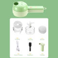 Multifunction Electric 40w Vegetable Cutter Slicer Masher Chopper Cutting Pressing Mixer Food Slice Usb Charging.