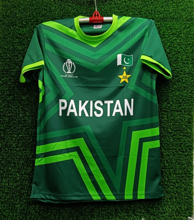 Pakistan World Cup New Short Sleeve Jersey New Cricket Jersey 2023