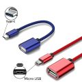 New Micro USB OTG Type-C To USB Adapter Cable Type C Micro USB To USB A Converter For USB Type C Android Phone USB Flash Drive. 
