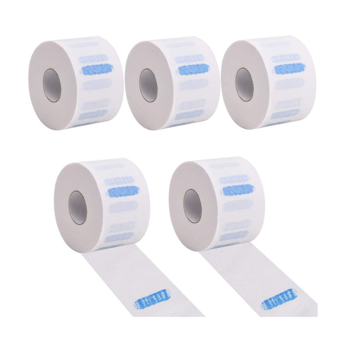 2 Protection Paper Strips Hairdressing Collar Stretchy Neck Covering Paper Towel for Hairdressers and Barbers Household