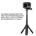 for Gopro DJI Tripod Foldable Tripod Mini Portable Monopod for GoPro Hero 13 12 Session Osmo Action 5 Pro 4 3 Camera Accessory. 