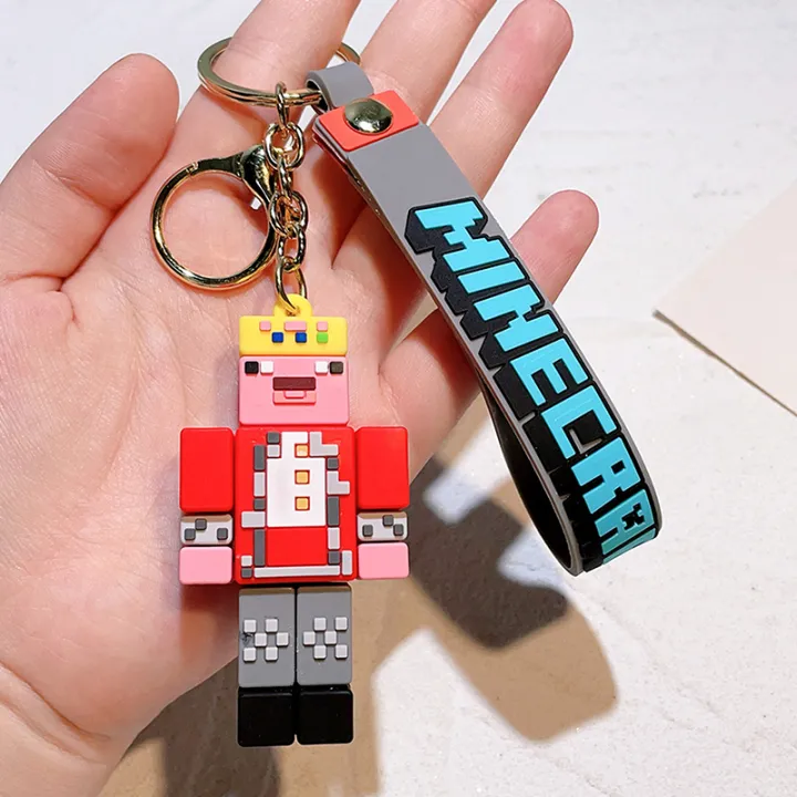 New%203D%20Game%20Minecraft%20PVC%20Keychain%20Ainme%20Steve%20Creeper%20My%20World%20Character%20Pendant%20Keychain%20Cute%20Bag%20Car%20Hanging%20Keyring%20For%20Fans%20Cherry%20Super%20Store%20-%20Image%203