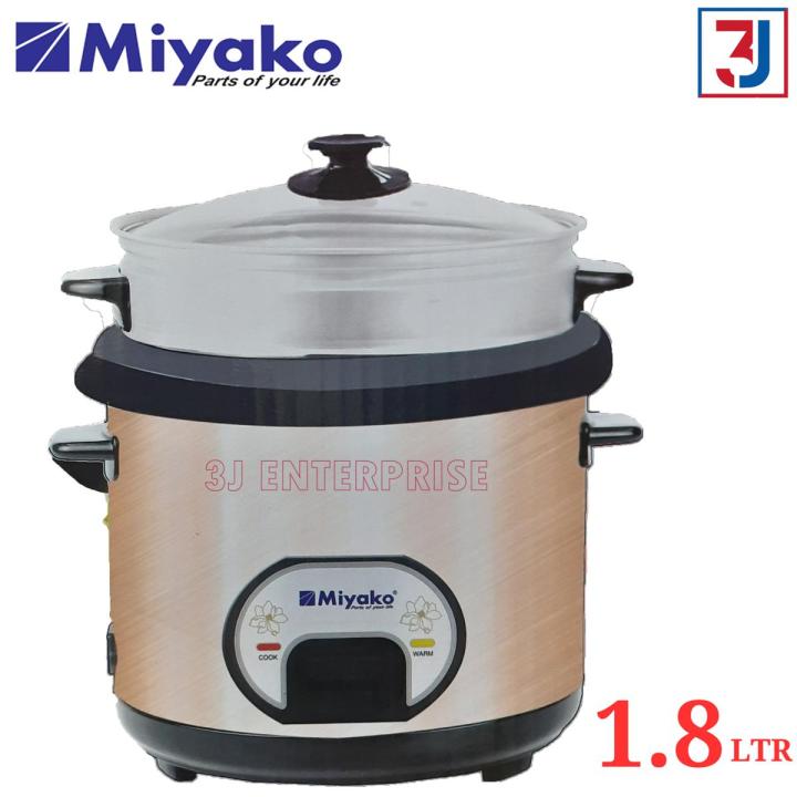 Miyako%203%20In%201%20Electric%20Rice%20Cooker%20/Miyako%20Rice%20Cooker%20Double%20Pot%201.8%20Ltr.%20ASL-1180-KND-ROSE%20-%20Image%202