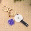 BTS Light Stick & Logo Acrylic Keychain - Kpop BTS Merchandise Key Ring for Fans. 