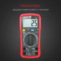 UNI-T UT890C Digital Multimeter True RMS Handheld Mini Universal Meter AC DC Voltmeter Ammeter High Accuracy Measure AC/DC Voltage Current Resistance Capacitance Frequency Temperature Diode Tester. 