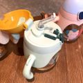 Cute Cartoon Animal Children Cup For Outdoor Travel School Leakproof Choking Proof Baby Feeding Cups With Straws Portable Baby Water Bottle 280ml. 