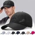 Adjustable Baseball Hat Quick-Dry Golf Fishing Hat Breathable Mesh Men Women Letter Design Summer Sun Protection Hat Outdoor. 