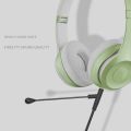 【Wireless】 1.35M Microphone Cable Mic For 3.5mm Headphone With Condenser Mic For Phone PC. 
