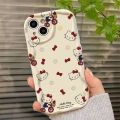 itel A50 Cartoon Pink KT Cat Phone Case Soft Protection Back Cover. 