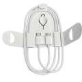 60W 5A Type C To Type C Cable 60W Type C To Type C Braided Fast Charging Data Cable 60W Braided USB C To USB C Data Cable Support 5A White 1M.