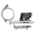 3 Ports PCI-E 1X to 16X 1394 DV Video Capture Card with 6 Pin to 4 Pin Firewire Adapter Free Driver Desktop Computer Accessory. 