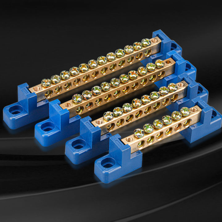 Din Terminal Block High Bridge Type Ground Bar 6*9 4/6/8/10/12 Holes ...