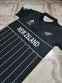 New Zealand World Cup Jersey2023 - polo four part polyster Jersey - Cricket Jersey.