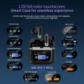 V8 Pro ENC TWS Earbuds HIFI Sound ANC Noise Reduction Touch Screen Control LED Battery Indicator JL Wireless Earphone Headset.
