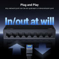 UGREEN Ethernet Switch 1000Mbps Mini Network Expension 5/8 Ports All Gigabit for Router Lan Hub Full/Half Duplex Plug and Play.