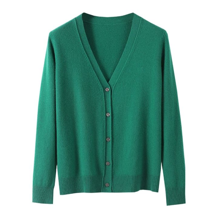 2022%20cashmere%20sweater%20cardigan%20women's%20long%20sleeved%20elegant%20Vintage%20sweater%20cashmere%20knitted%20spring%20and%20autumn%20coat%20-%20Image%208