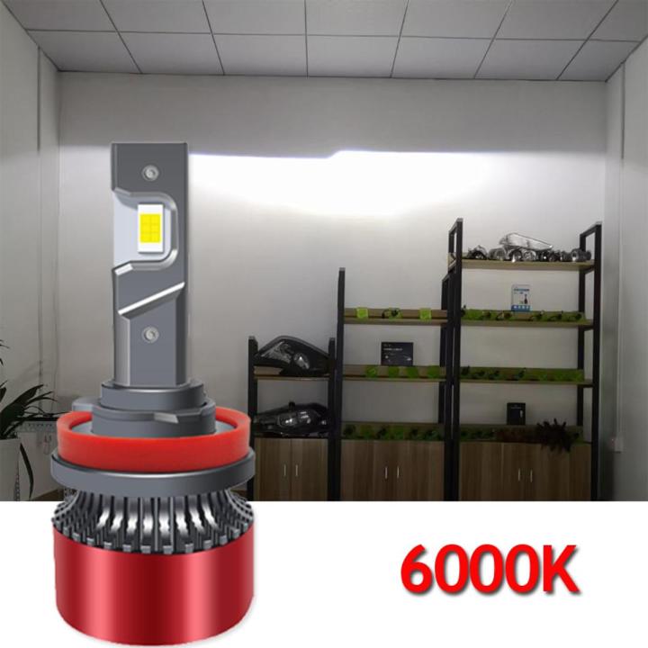 D-Lumina 360° h4 led koplamp 9003/HB2, 100W 16000LM LED-lamp voor 12V Auto 6500K Wit, 500% Super Heldere Koplampen Kit Vervanging voor Halogeen