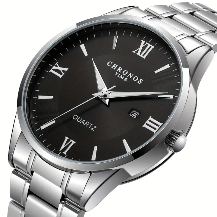 CHRONOS%20Men's%20Business%20Leisure%20Quartz%20Watch%20Minimalist%20Fashion%20Calendar%20Analog%20Stainless%20Steel%20Wrist%20Watch%20-%20Image%208