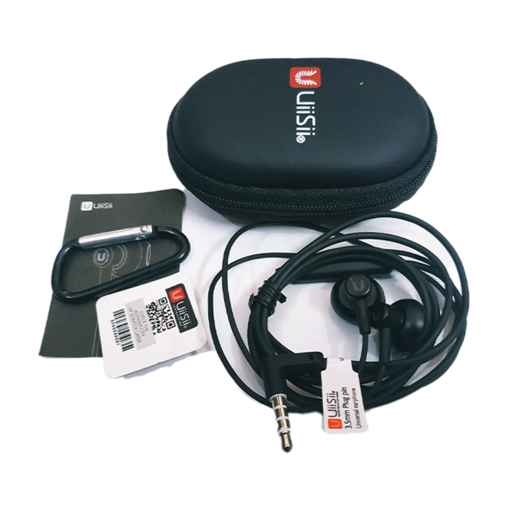 Uiisii Hm 12 Super Bass Stereo And Dynamic In-Ear Headphones With Pouch - Headphone Best Quality