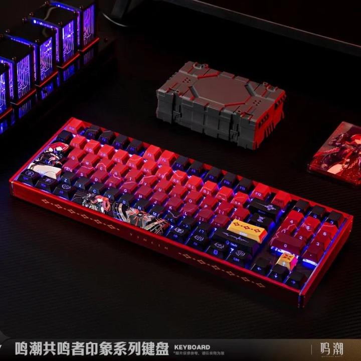 Wuthering%20Waves%20Yinlin%20Gaming%20Keyboard%20Three%20Mode%20Customized%20Wireless%20Mechanical%20Keyboard%2089keys%20Hot%20Swap%20Gasket%20Pc%20Gamer%20-%20Image%203