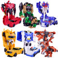 12CM Transformation Robot Kit Toys Models 2 In 1 One Step Model Deformed Car Toy for Boy Gift.