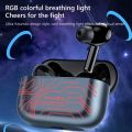 Awei T29 Pro Bluetooth 5.1 IP67 Waterproof TWS Gaming Earbuds With RGB Color Lighting Charging Case. 