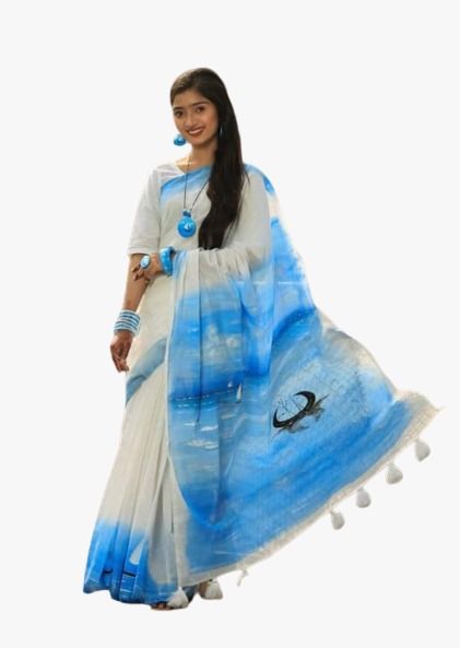 New%20Designer%20Hand%20Print%20Half%20Silk%20Saree%20for%20women%20-%20Image%202