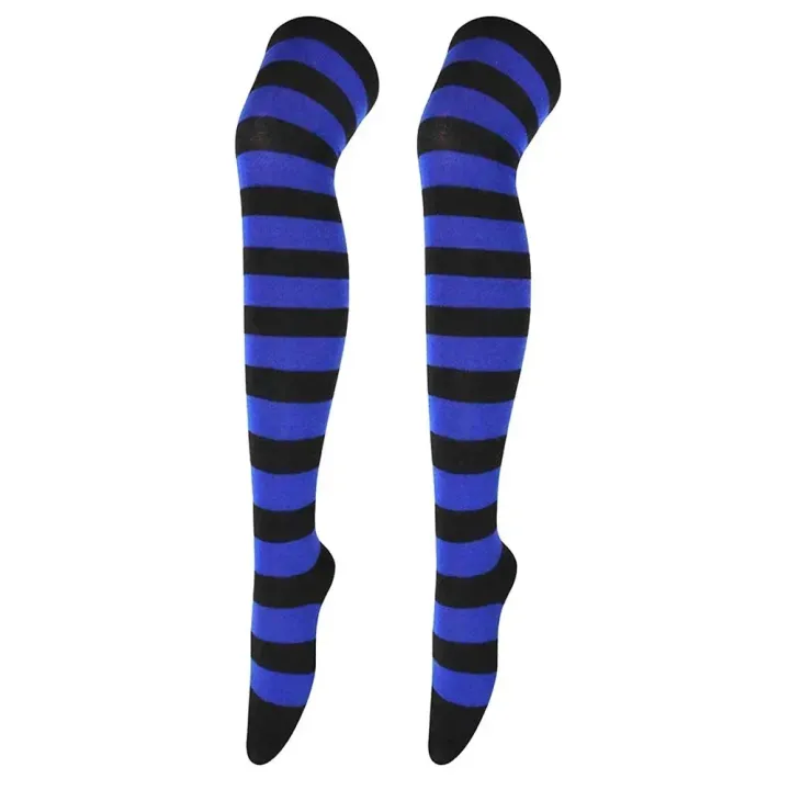 Trendy%20Women%20High%20Stockings%20Anime%20Stripe%20Socks%20Leg%20Warmth%20Over%20Knee%20Thigh%20Soft%20Dance%20Socks%20Ladies%20Preppy%20Cosplay%20Long%20Stocking%20-%20Image%203