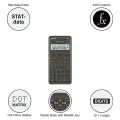 High Quality - Casio FX-82MS-2 Scientific Calculator - Battery Powered - Black - Easy to Use and Maintain - Reliable and Durable. 