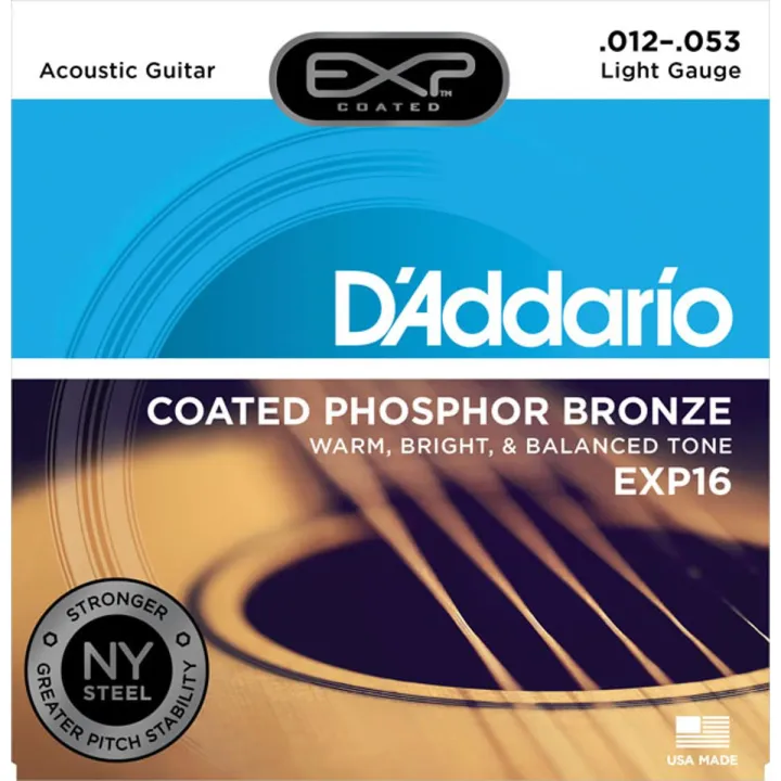 D'Addario EXP16 with NY Steel Phosphor Bronze Acoustic Guitar Strings (chinese)