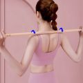 Back Posture Corrector Wooden Yoga Stick Support For Office Gym Home Back Strecher Bodybuilding Open Shoulder Tools XA208L.