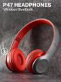 P47 Headband Foldable Stereo Bluetooth Headphones Wireless. 