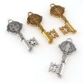 5 Colors Catholicism Christian Jewelry Key Charms Saint Benedict Key Pendants For DIY Pendants Necklace.