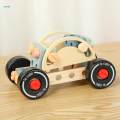 Nut Disassembly Toy, Pretend Game Tool, Creative Fine Motor Skills, Kids Construction Toy Set, Wooden Tool Set for Indoor Role Education.
