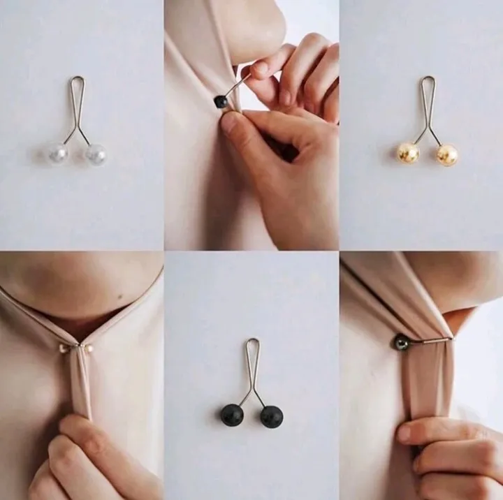 5pcs%20Women's%20Scarf%20Pins%20With%20Pearl%20And%20Metal%20Decorations,%20Hijab%20Pins%20-%20Image%202
