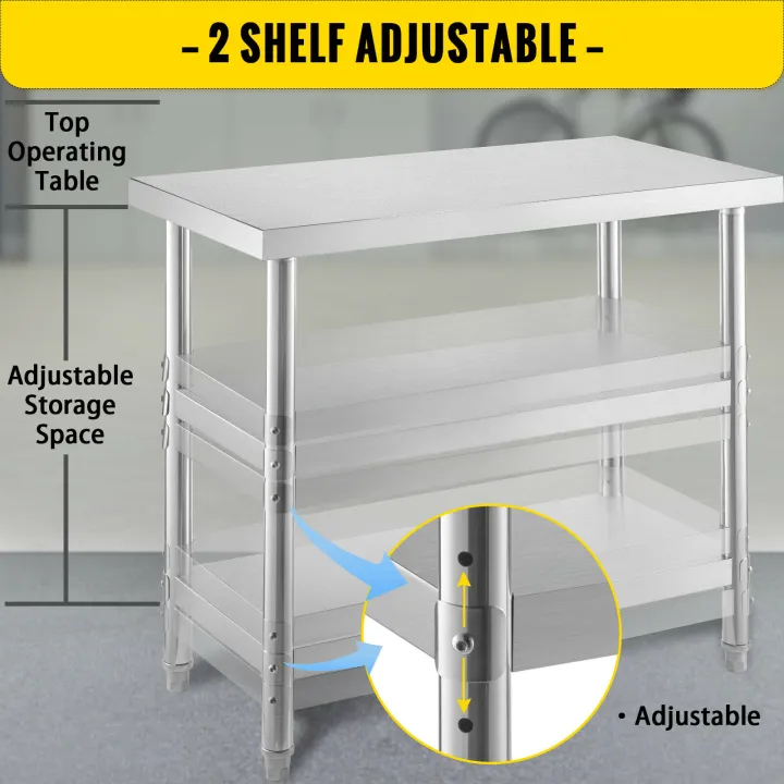 VEVOR%20Stainless%20Steel%20Work%20Table%20Storage%20Shelve%20Commercial%20Kitchen%20Food%20Prep%20with%20Installation%20for%20Home%20Projects%20Cafeteria%20Hotel%20-%20Image%207