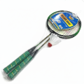 Golden Wing Children Badminton Racket Set Pair with Feather Cork Light-weight Junior Kids Cheap Economy Beginner 2 Pcs Small Size Bat.