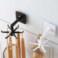 Rotating Kitchen Storage Rack Kitchen Utensils Organizer Hooks Spatula Spoon Knife Rack Kitchen Accessories. 