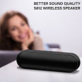 S812 Bluetooth 5.0 Hi-Fi Sound Deep Bass AUX, USB, SD Card & FM Radio Supported Wireless Speaker. 