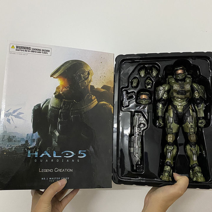 Play Arts KAI HALO 5 Guardians No 1 PVC Figurka akcji Model Kolekcjonerska zabawka Półka na książki Ozdoba Wspólna ruchoma kolekcja lalek