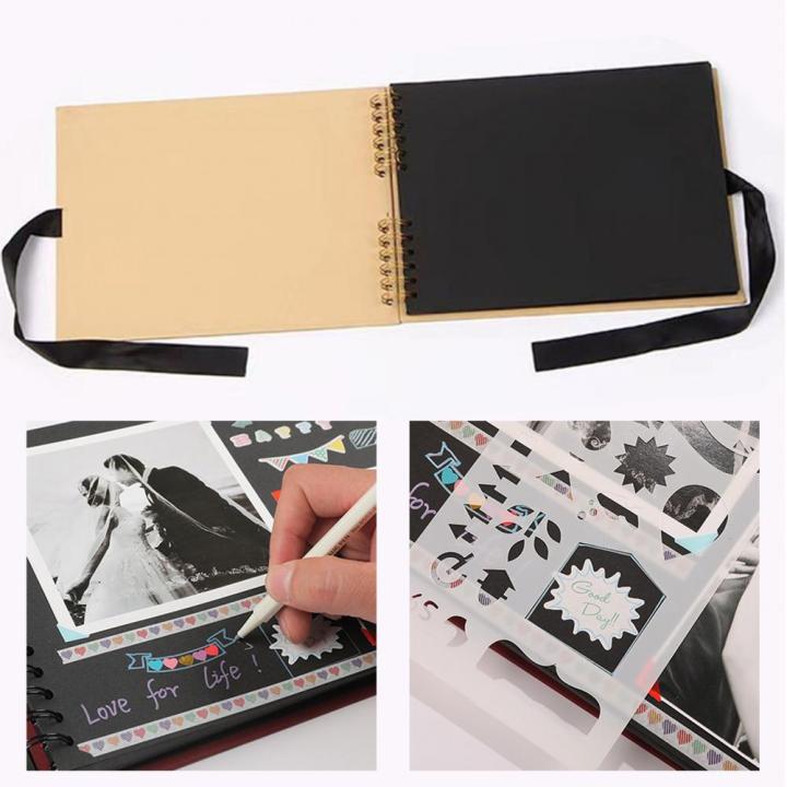 Photo%20Album%20Photo%20Storage%20Book%20Wear-resistant%20DIY%20Craft%20Modern%2040%20Sheets%2080%20Pages%20Handmade%20Photo%20Albums%20Idol%20Picture%20Book%20Amour%20zii%20-%20Image%203
