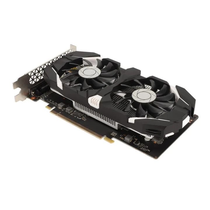 Computer Graphics Cards, GTX1050TI Support DirectX 12 OpenGL 4.5 4G GDDR5 Graphics Card with Dual Fans for PC