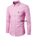 HUILISHI Korean style fashion casual men's high quality shirt polo shirt. 