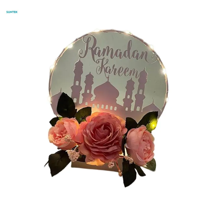 Eid%20Mubarak%20Table%20Decorations%20Table%20Centerpiece%20Ramadan%20Wreath%20for%20Banquet%20-%20Image%204